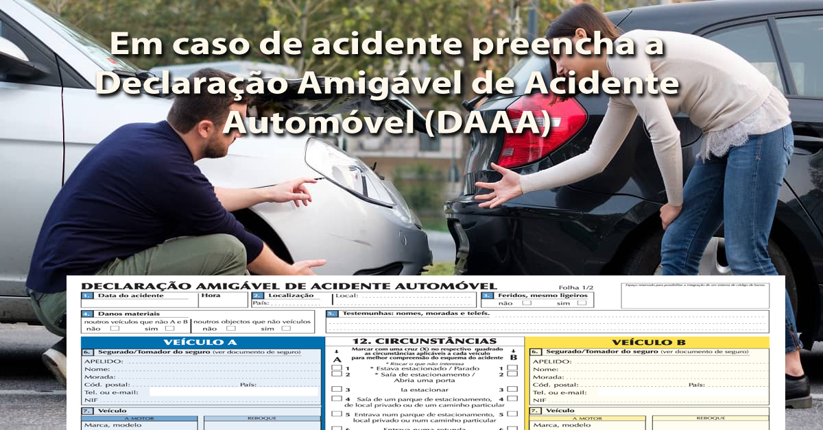 Declaração Amigável de Acidente Automóvel